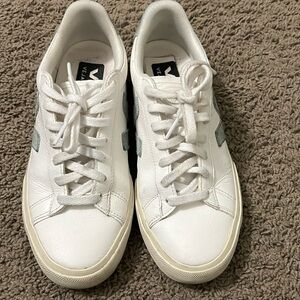VEJA CAMPO CHROMEFREE LEATHER WHITE MATCHA sneakers W 7